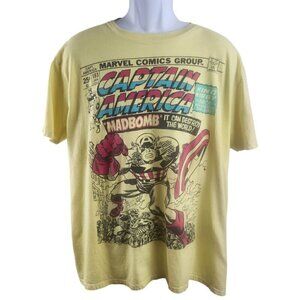 Vintage Captain America Comic Book T-Shirt Men's  Size XL Marvel Comics Group